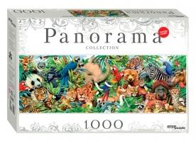 Пазл 1000 эл.  Мир животных Panorama 1000