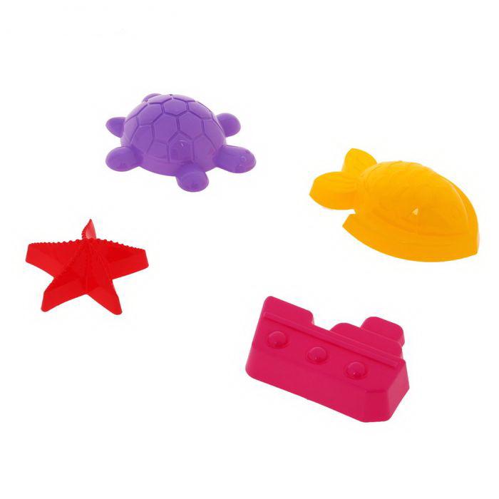 Формочки детские для  песка "Морские"