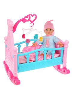 Набор кроватка с куклой "Сладкие сны"