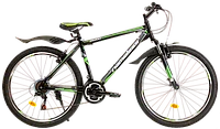 Велосипед 26" Nameless S6200,черный/зеленый, 15"