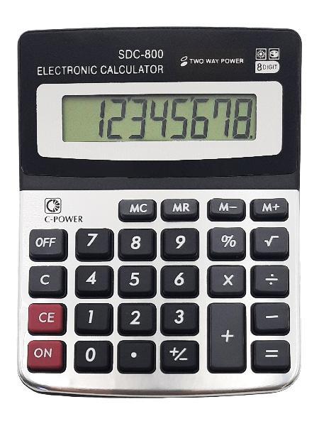 Калькулятор: 8-разрядный, в индивидуальной упаковке, размер упаковки-11,5*14,5*2,4 см.