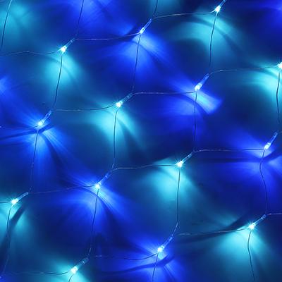 Гирлянда, 144 LED-ламп, "Хвост русалки аква/голубой", постоянное свечение, 16*1,6м, Сноубум