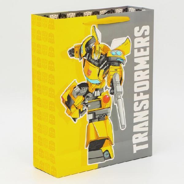 Пакет подарочный "Transformers", Трансформеры, 31х40х11,5 см   7153525