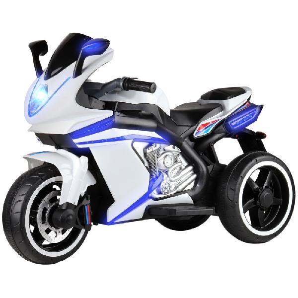 Мотоцикл трехколесный на аккум. 12V4,5А*1.МР3,колеса пластик,1двигатель*550W свет LED,размер мотоцик
