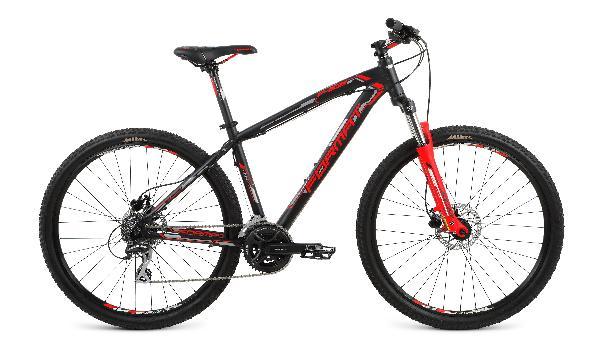 Велосипед FORMAT 1413 (27,5" 27ск.,рост L,М)(черный мат.,красный)