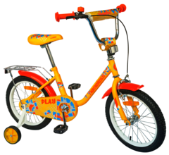 Велосипед 14"Nameless LADY,желтый/оранжевый