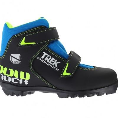 Ботинки лыжные детские TREK Snowrock1 черный (лого лайм неон) S (RU36;EU37;CM23)