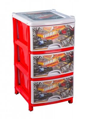 Комод детский для мальчиков 3-х секционный