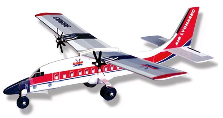 Самолет LYONAEEC  Glider Е "Sport 360-300" (длина 280мм,размах крыльев 280мм)
