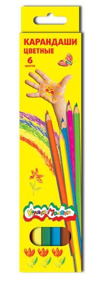Набор цветных карандашей 6цв. Каляка-Маляка