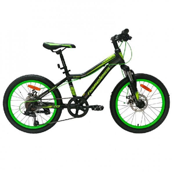 Велосипед 20" Nameless J2200D,черный/зеленый,12"