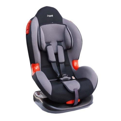 Детское автомобильное кресло SIGER  "Конон"серый