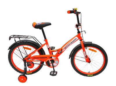 Велосипед 18" AVENGER NEW STAR,оранжевый/черный