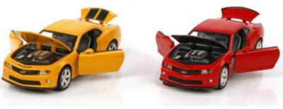 Машина мет. Chevrolet Camaro, свет,звук,открыв.двери,капот,багажник,цвет в ассортим.