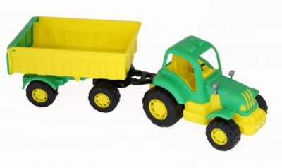 Трактор с прицепом "Крепыш" №1