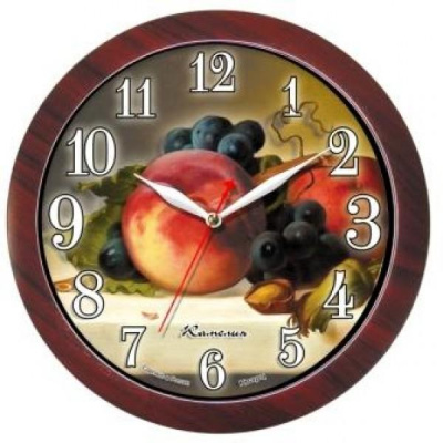 Часы настенные кварцевые"Персик" 