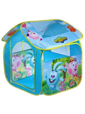Детская игровая палатка "Играем вместе" "Смешарики"  в сумке