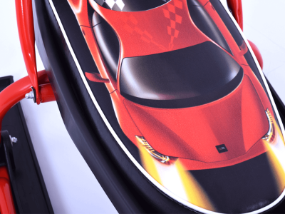 Снегокат "Snowkat" 114 "Comfort Auto" со складной спинкой (Racer)