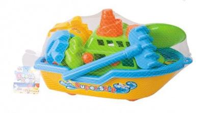 Набор для игр с песком и водой Hualian Toys "Кораблик" (9 предметов)