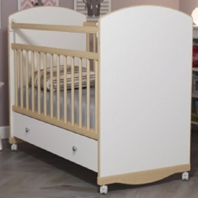 Кровать детская "Колибри-Классик 3"с ящиком(белый)