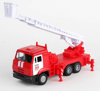 Машина "Технопарк" инер. металл. Камаз пожарная свет+звук 1:43 СТ12-457-6WB