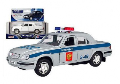 маш. "ГАЗ -31105" Волга полиция 1:43