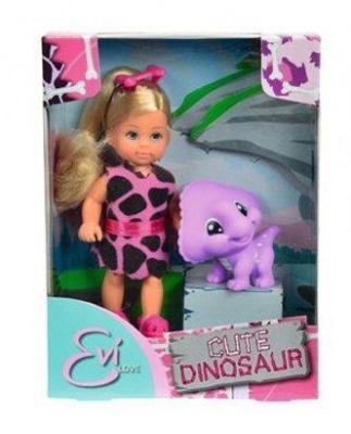 Кукла Еви с динозавриком 12см
