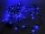 Электрогирлянда нить Зимний свет  200 синих LED ламп 20+1,5 м