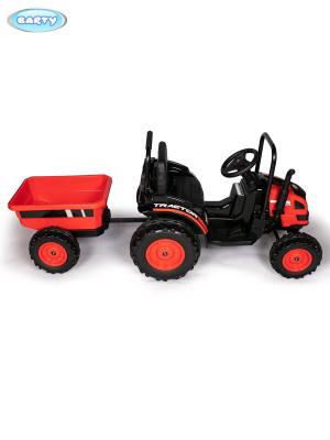 Детский трактор с прицепом Barty TR001,красный