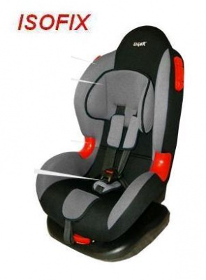 Детское автомобильное кресло SIGER  "Кокон" серый