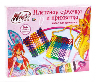 Набор д/творчества "MULTART" Винкс  Плетеная сумочка и прихватка МРН-СВ100