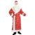 Карнавальный костюм "Дед Мороз" р-р XL/56-58/188 (шуба, шапка, варежки, борода, пояс) красный