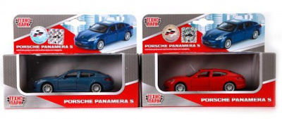 машина Технопарк мет.инер.PORSHE PANAMERA S открыв. двери в русск. коробке 67303