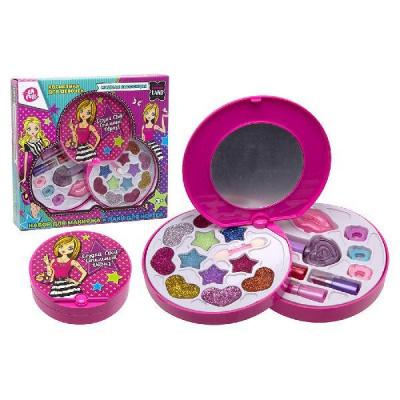 Набор детской декоративной косметики (тени, лак для ногтей, блеск для губ), TM LAPULLI KIDS
