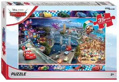 Мозаика "puzzle" 35 MAXI "Тачки"(Disney)
