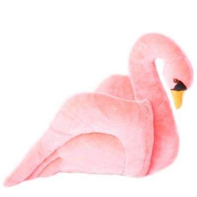 Мяг.игрушка Лебедь-кресло,розовое
