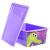 Ящик для игрушек с крышкой, «Весёлый зоопарк», объем 30 л, цвет фиолетовый 5122425