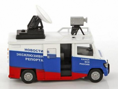 Машина мет. ин. Телевидение.Новости.Эксклюзивные репортажи,открыв.двери,свет,звук