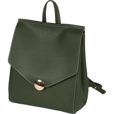 Рюкзак deVENTE 31x25x10см (кожзам, темно-зеленый) - фото