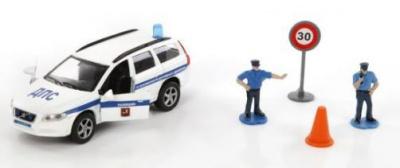 Машина мет. ин. Volvo Полиция ДПС ГУ БДД, открыв.двери,свет,звук