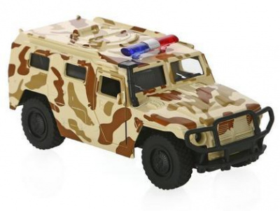 Машина металл.Автопарк 1:43 Газ Тигр (откр.двери)6408