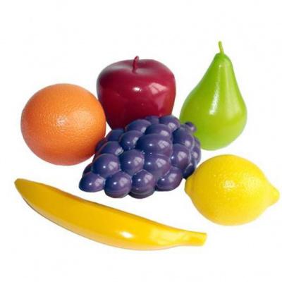 Игровой набор "Фрукты" в сетке(виноград,лимон,банан,груша,яблоко)