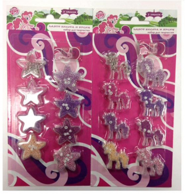 Набор д/творчества Бисер MULTIART MY LITTLE PONY Различных цветов на блистере