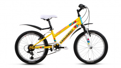 Велосипед Forward IRIS 20 1,0(20 6cк рост10,5)розовый,желтый